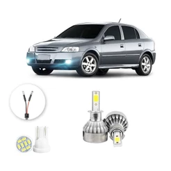 Lampada Farol Milha Led Chevrolet Astra 1995 2012 H3 20000lm