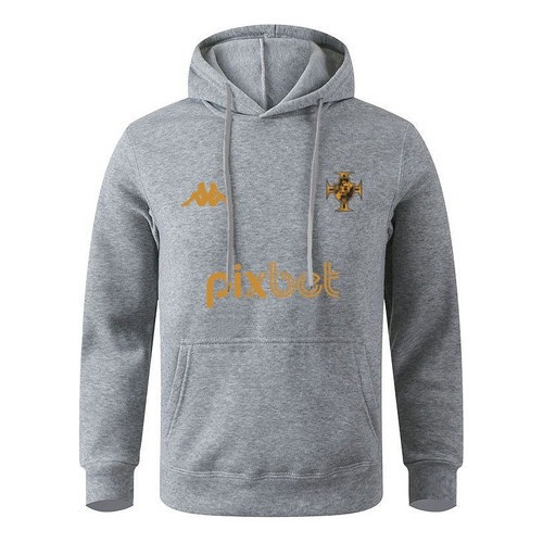 Moletom Canguru Vasco Novo Futebol Flanelado Blusa de frio com Bolso e Capuz