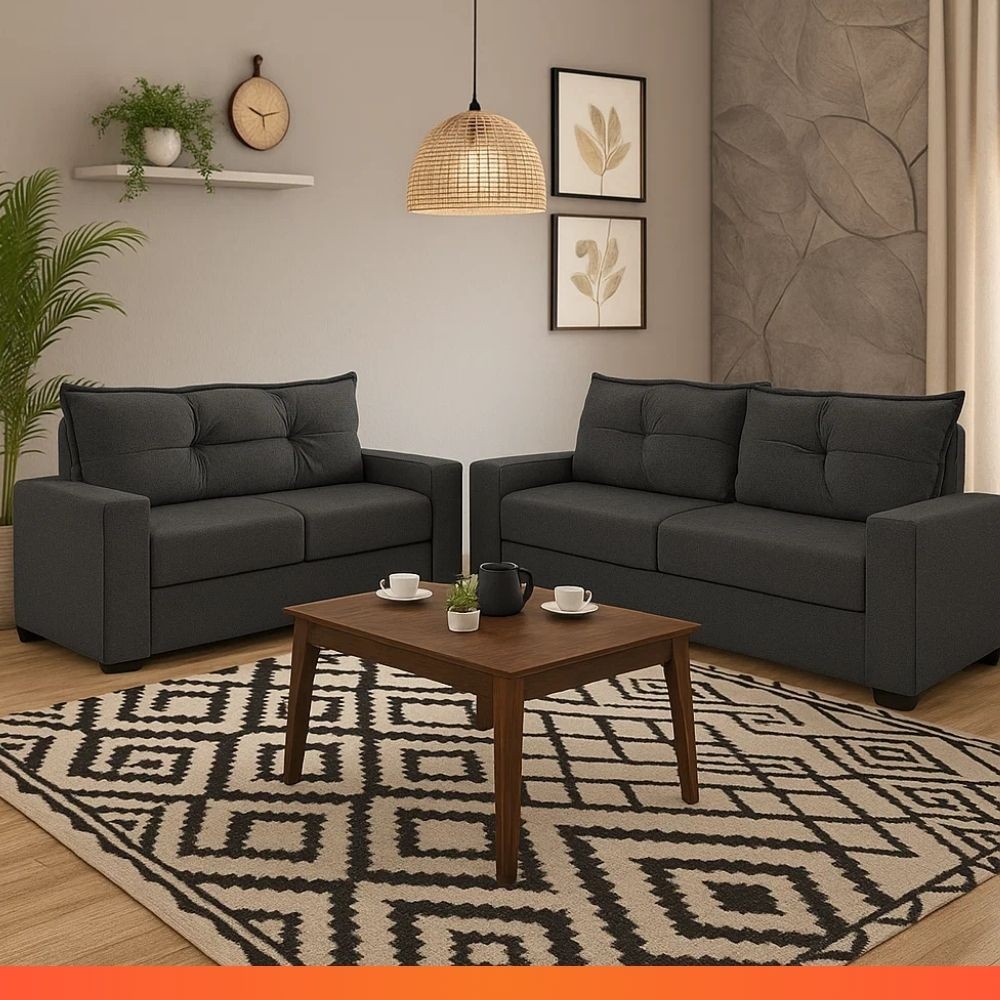 Estofado Sofá Turquia Suede 3 e 2 Lugares