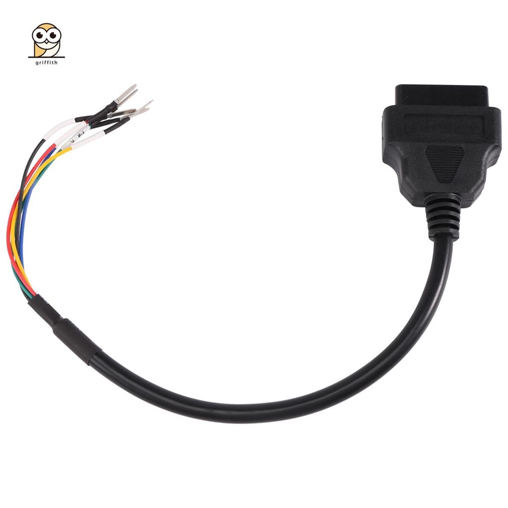 16 Pinos OBD OBD2 Fêmea K Linha Pode Jumper Testador Conector Cabo De Extensão De Diagnóstico Do Carro Trança