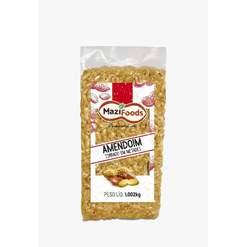 Amendoim torrado sem sal e sem pele a 1 kg VÁCUO