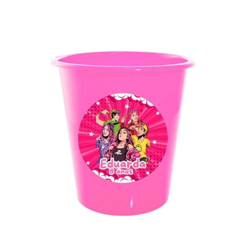 10 balde/ Baldinho de 1L Personalizado dos Rosas