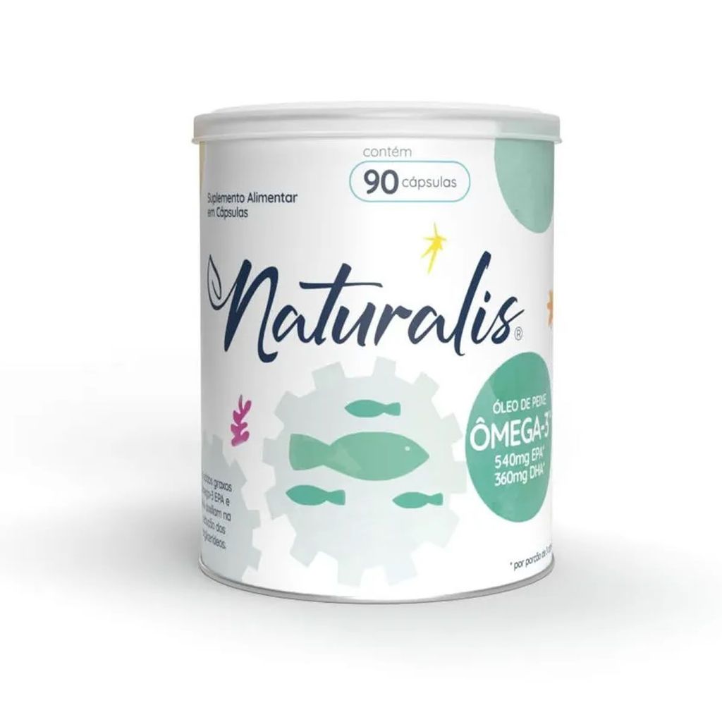 Óleo de Peixe Ômega 3 - 90 Cápsulas - Naturalis