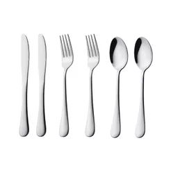 Kit Talheres de Sobremesa Hercules Olimpia Aço inox 6 peças