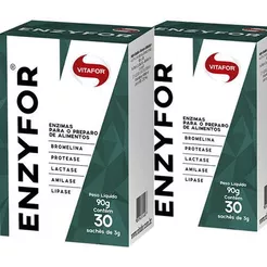 Combo 2 - Enzyfor - 30 Sachês de 3g - Vitafor