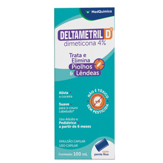 Deltametril D Dimeticona 4% Emulsão com 100ml Similar Escabin Pro em Oferta na Shopee