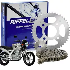 Kit Relação Transmissão Cbx 250 Twister 2001 Até 2008 Riffel
