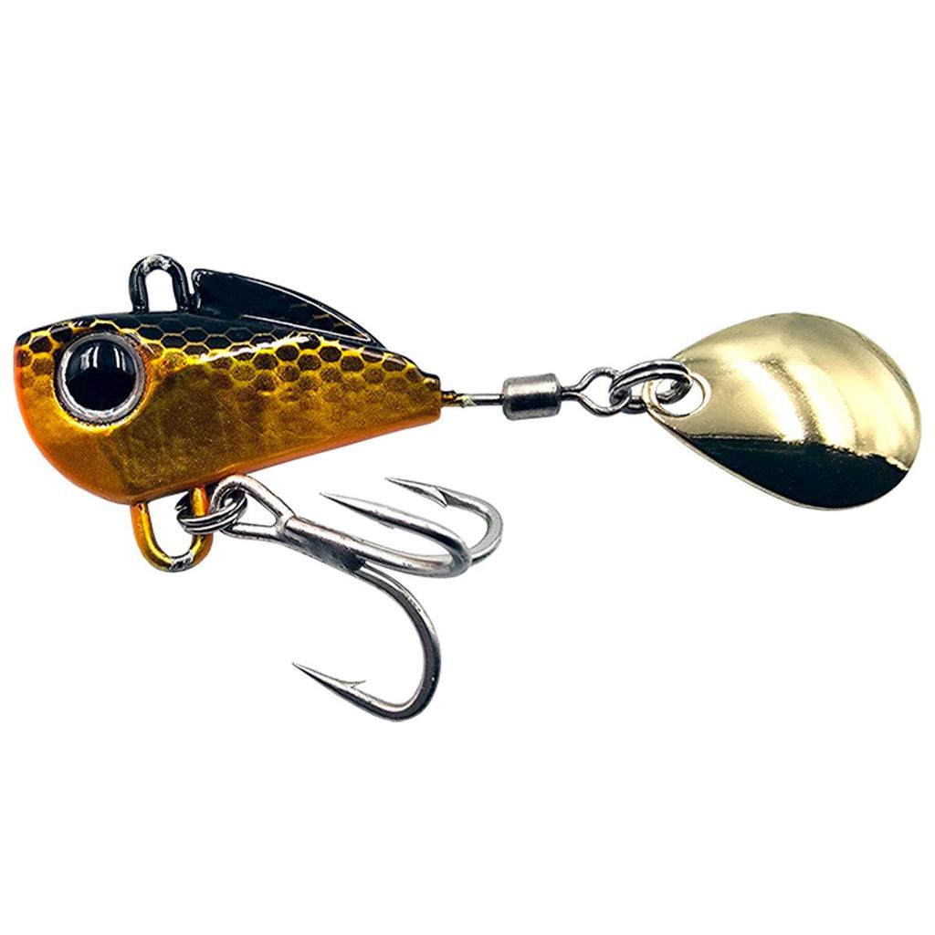 Isca Artificial Little Spin Colher Redonda Pequena 3cm 10g Dourada - Yara Cor 71