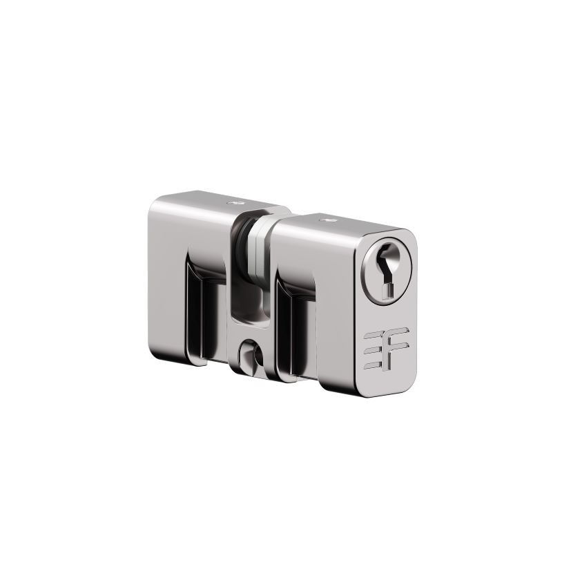 Cilindro Reposição Pado 725 Retangular 50mm C061ZCR 14x27mm Cromado Cartela 3F