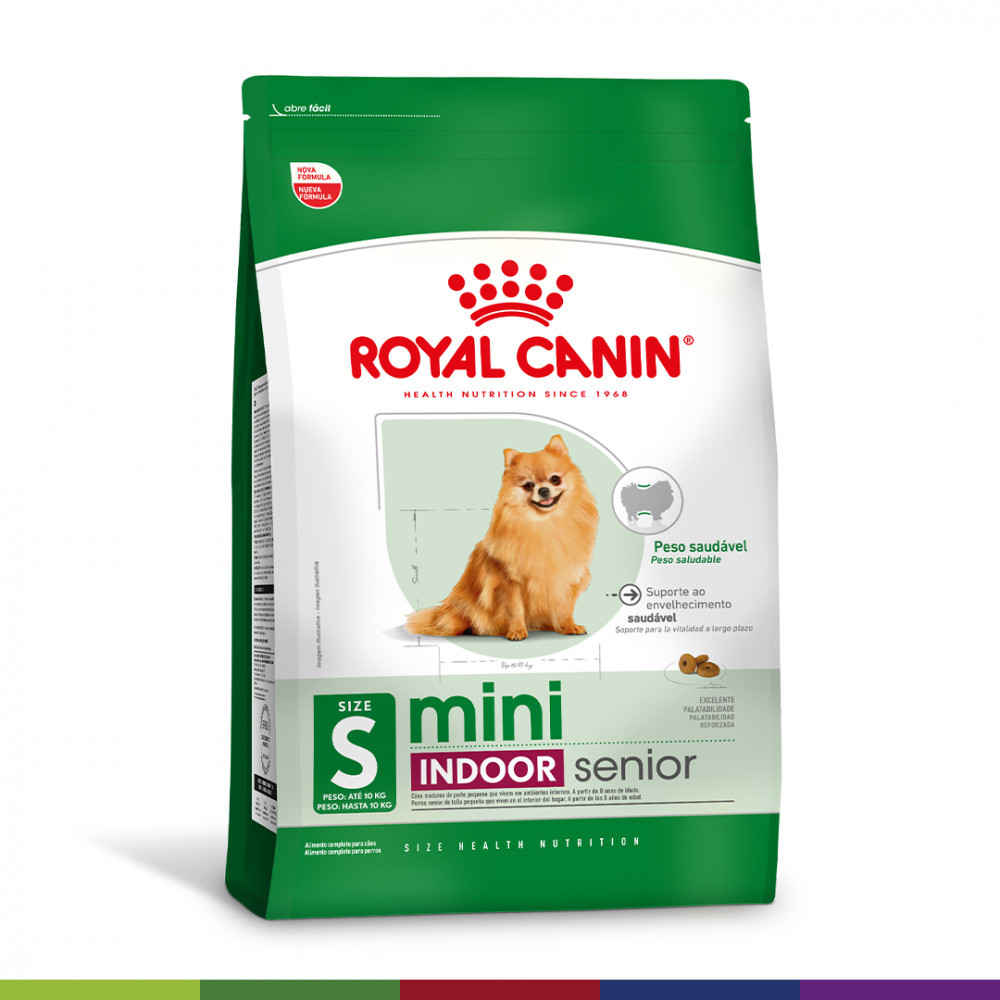 Ração Seca Royal Canin Mini Indoor Senior para Cães Idosos de Porte Pequeno com 