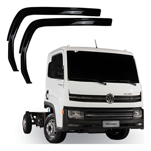Par De Calha De Chuva em L Vw Delivery Express Advantech 2018 Em Diante Fumê