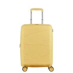 Mala de Viagem Bordo com Rodas 360º PP Joy - Amarelo