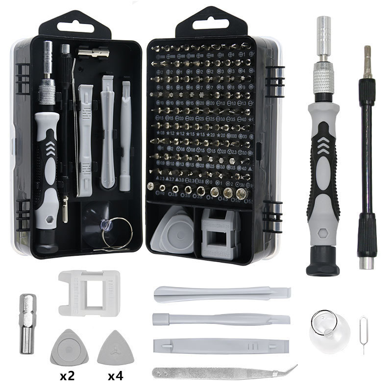 Kit 31/115 Peças Ferramentas Precisão Multiuso Reparo Celular Tablet Notebook Profissional