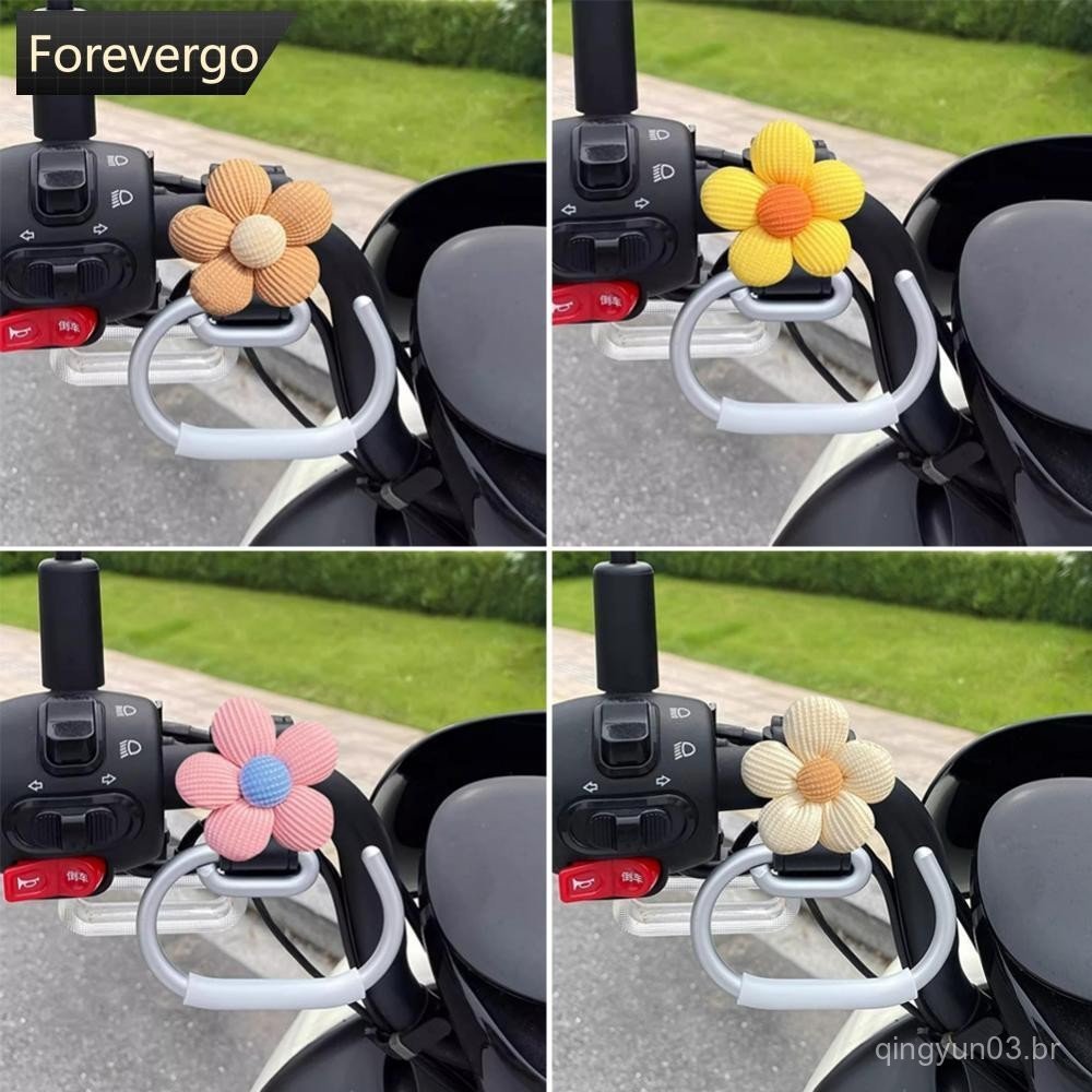 FOREVERGO Liga De Alumínio Motocicleta Bicicleta Elétrica Barra Mão Gancho Capacete Armazenamento Bagagem Saco Cabide Ti