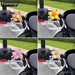 FOREVERGO Liga De Alumínio Motocicleta Bicicleta Elétrica Barra Mão Gancho Capacete Armazenamento Bagagem Saco Cabide Ti