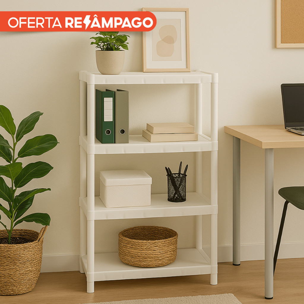 Prateleira Plástica Branca - Comprar com Melhor Preço em Decoração
