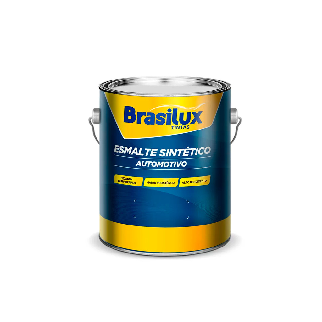 Tinta Esmalte Sintético Automotivo BRASILUX 900ml Todas As Cores Para Carro Moto Profissional