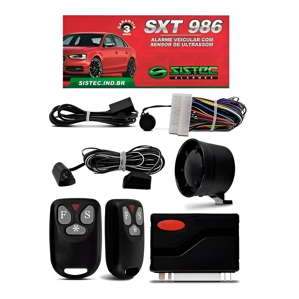 ALARME SISTEC SXT 986 COM 2 CONTROLES