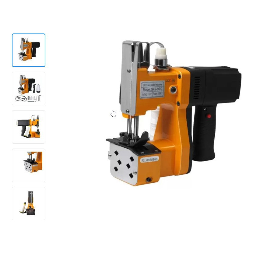 Maquina De Costura Industrial Fechadeira Gk-9 Direct Drive com Acessórios Completa