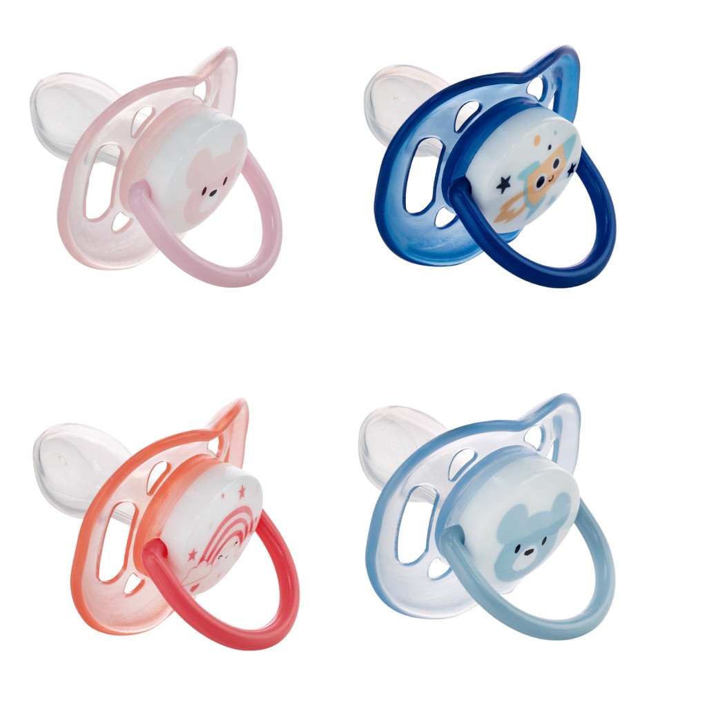 Chupeta  Decorada Anatômica Tamanho 2 +6 Meses Baby Bico de Silicone Plasútil Livre de BPA em Oferta na Shopee