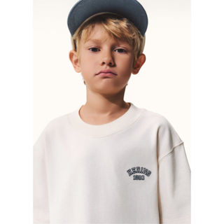 Camiseta Infantil Menino Oversized Bordada em Oferta na Shopee