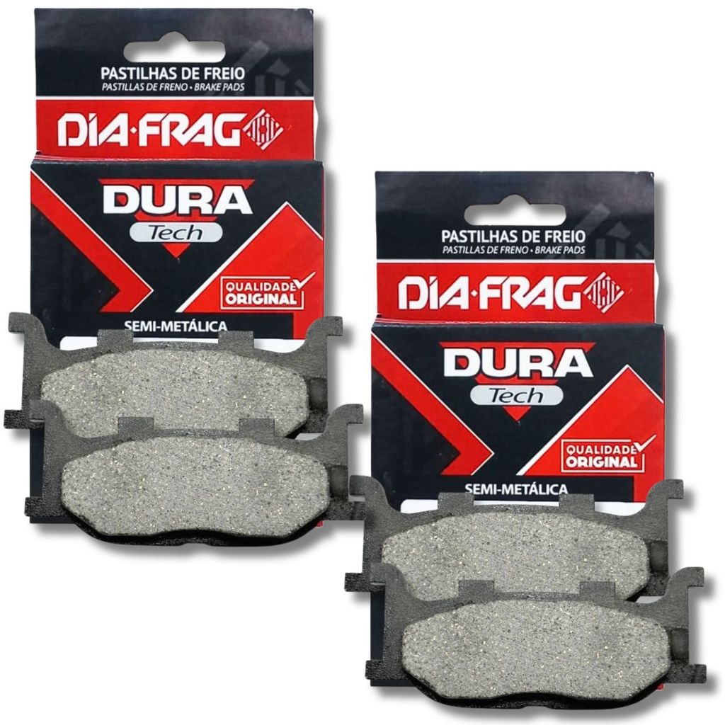 Kit Pastilhas de Freio Dianteira Xj6 / Mt 03 660 Diafrag