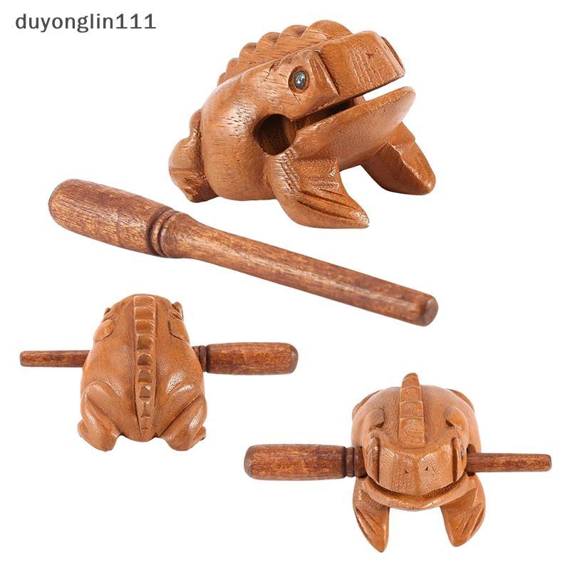 (duyonglin111) Luy Tailândia Madeira Artesanato Tradicional Croking Instrumento Musical Home Office Desk Decor Frog Craf
