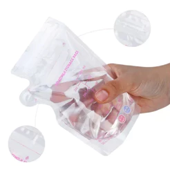 90 Sacos Armazenar Leite Materno Saquinhos P/ Congelar Tamanho 250ml Zip lock Anti Vazamento
