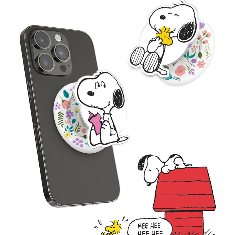 magsafe popsocket griptok magsafe Suporte magnético para telefone Snoopy adequad