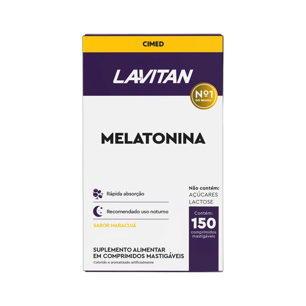Lavitan Melatonina Maracujá 150 Cpr - CIMED