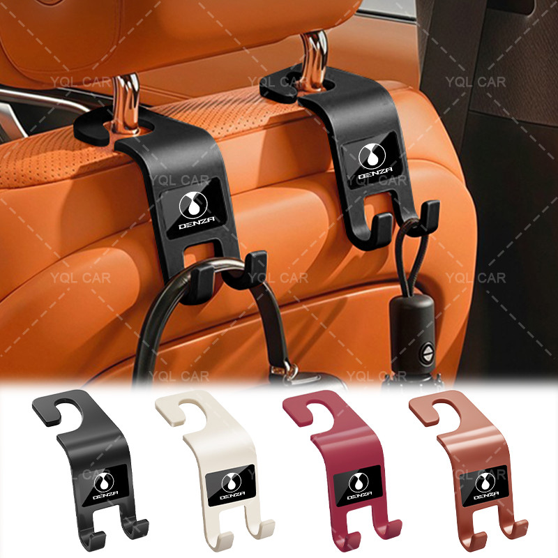 1/2/4 Pçs ABS Assento De Carro Volta Gancho Universal Portátil Encosto De Cabeça Saco Para Denza D9 N7 Z9 GT Estilo Do
