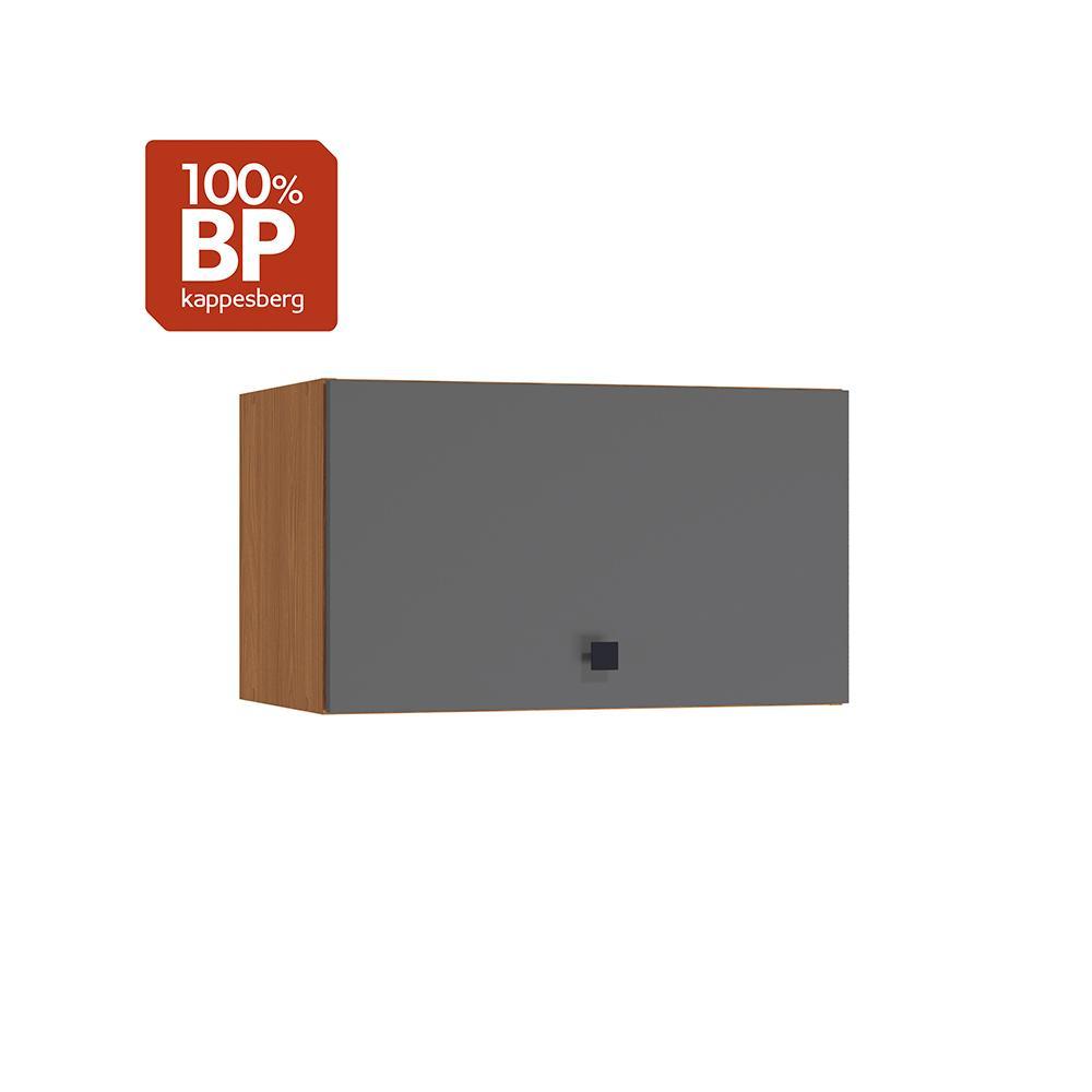 Armário Aéreo Kappesberg Pixel 1 Porta Basculante Tapajós/Cinza Sagrado 60cm