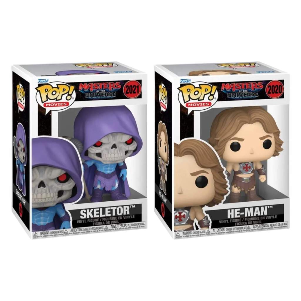 Kit Funko Pop! He-Man e Esqueleto Colecionáveis - Candide