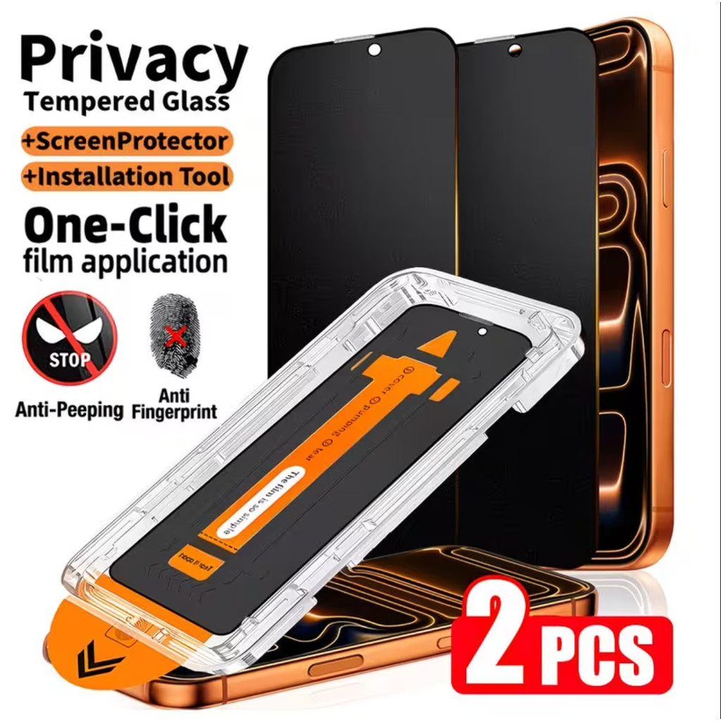 8K HD Anti-Espião Vidro Temperado Para Samsung A07 A17 A06 A16 A56 A36 A35 A55 A15 A54 Auto Caixa Livre De Poeira Protet