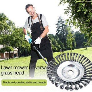 【Alta Resistência】Brush Cutter Head / Roda de Aço Trançado / Cabeça de Aparador de Grama para Cortador de Mato