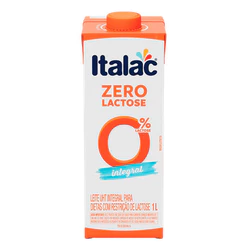 Italac Leite UHT integral zero lactose 1L