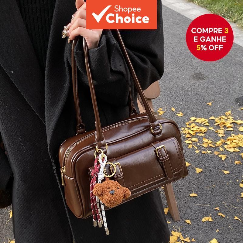  Bolsa de ombro de PU de grande capacidade | Mais vendida | Casual diária para o trabalho