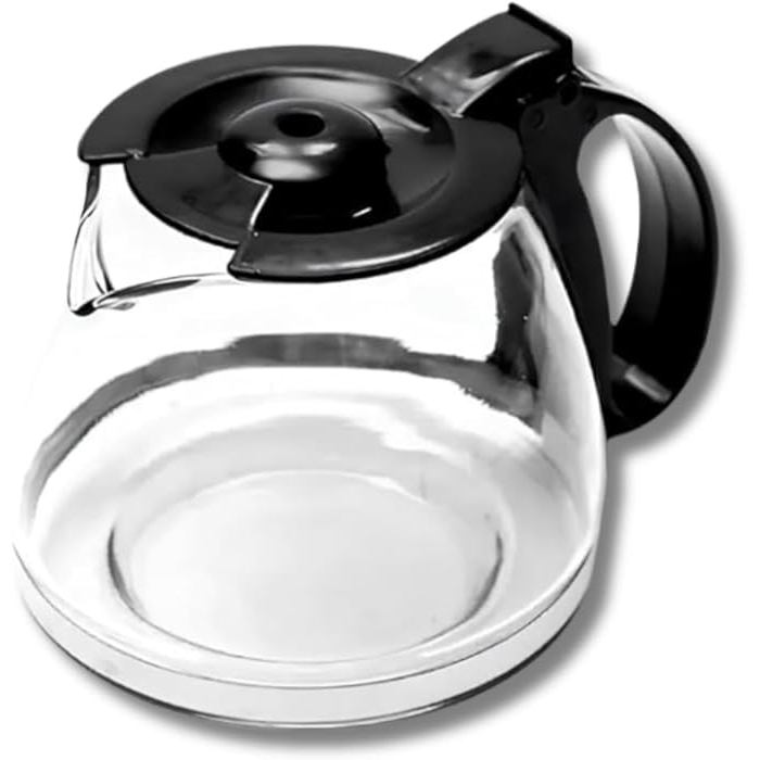 Jarra de Reposição para Cafeteira Kian 18 e 20 xicaras Cor Preta Vidro Reforçado