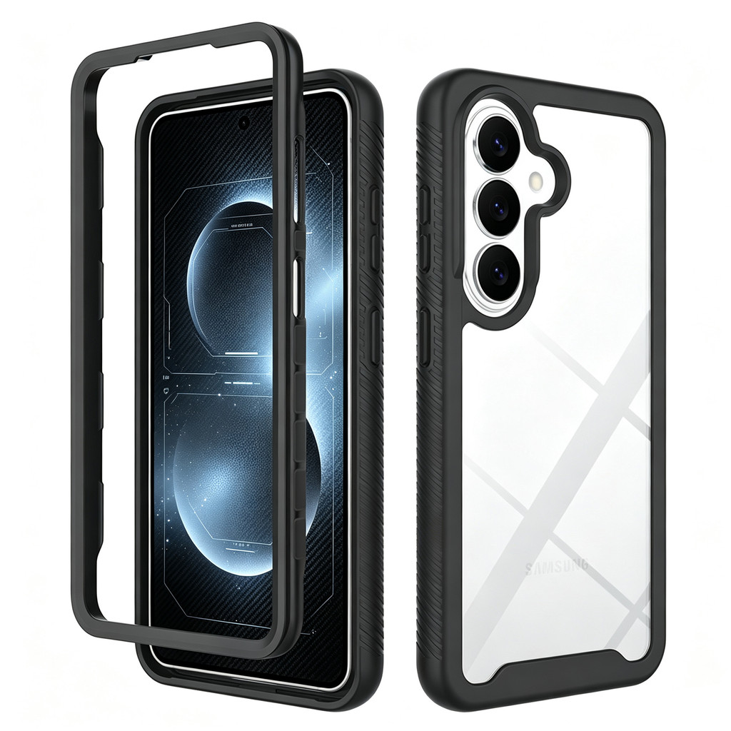 Capa Transparente Para Samsung Galaxy S26 S25 Edge S24 S23 S22 Plus Ultra S21 S20 FE A57 A55 A54 A37 A36 A56 A17 A26 A16