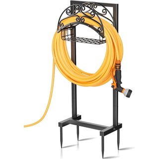 Suporte para Mangueira de Jardim Gayuteay – Suporte para Mangueira de Água com Cesto de Armazenamento para 151 pés, Supo