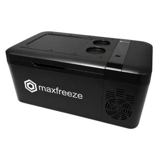 Geladeira Portátil Preta 15 Litros Freezer 12v/24v 110v/220v Mini Geladeira Caminhão Ônibus Van Carro Maxfreeze