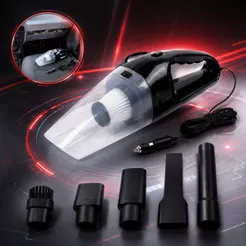 Aspirador de Pó Automotivo 12V Portátil 60W Veicular Compacto