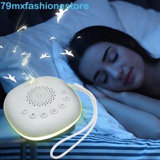 MXFASHIONESB Ruído Branco | Temporizado Desligamento Volume Ajustável Bebê Sono Sons Calmantes Com Luz Noturna LED