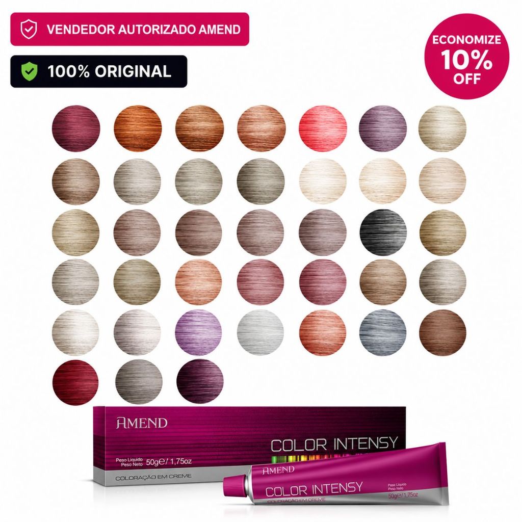 Colorações Color Intensy Amend Cosméticos - 50ml (Escolha a sua)