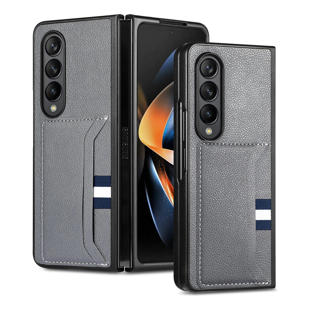 Capa Rígida Couro Dobrável Galaxy Z Fold 7 – Anti-Arranhões e Design Premium