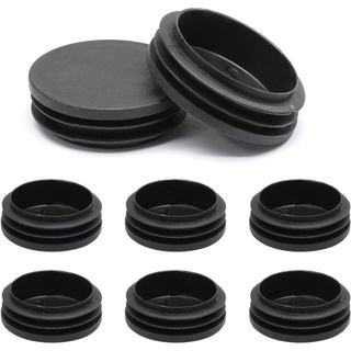 Hordion 8 Peças de Tampões Plásticos Redondos de 45mm (1 3/4"), Tampas de Proteção para Tubos, Protetores de Piso para T