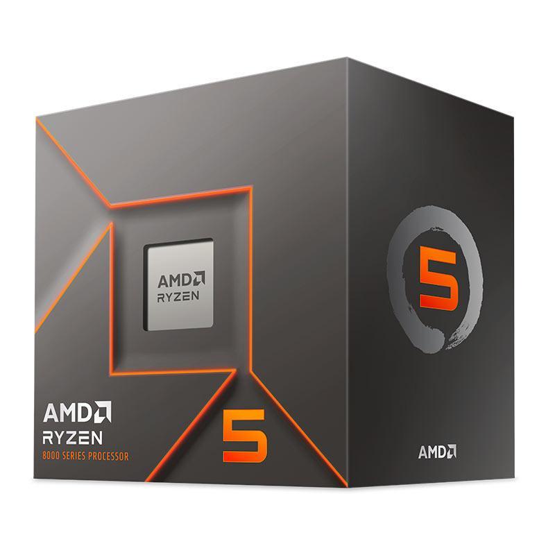 Processador AMD Ryzen 5 8400F, 6-Core, 12-Threads, 4.2GHz (4.7GHz Turbo), Cache