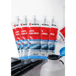 Kit 5 Limpa Para-Brisa Em Sachê 50ml WURTH