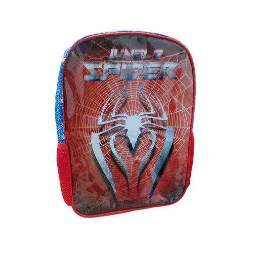 Mochila Infantil Colorida Resistente Confortavel Escola Passeio Tema Aranha Jungle