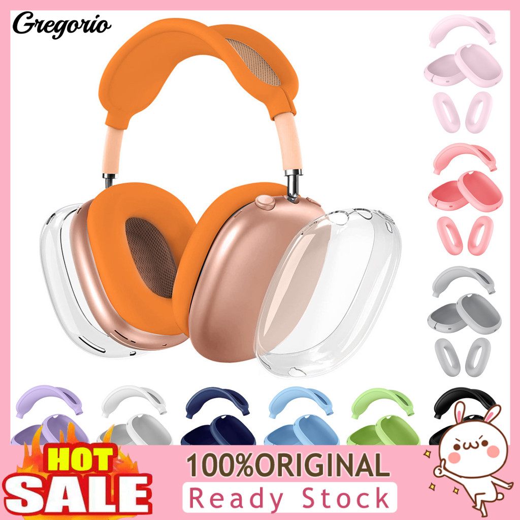 Shockproof Case Headband Cover Soft Silicone Earphone for Airpods Max Full Prote